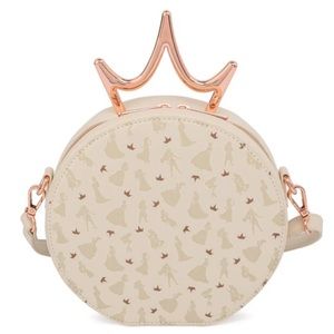 DISNEY ULTIMATE PRINCESS METAL CROWN CROSSBODY BAG - NEVER USED
